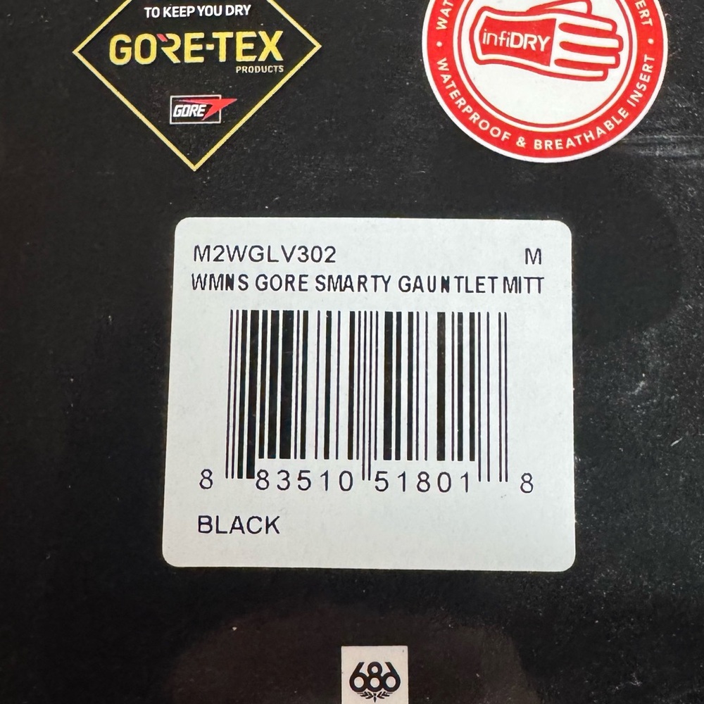686 Womens Gore-Tex Smarty 3 in 1 Gauntlet Mitt - Picture 8 of 13
